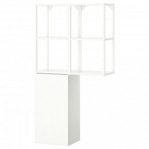 ENHET, комбинация для хранения, белый, 80x32x150 см