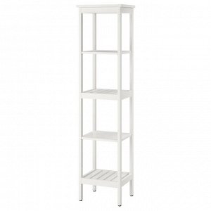 HEMNES, стеллаж, белый, 42x172 см