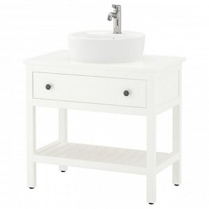 HEMNES / T?RNVIKEN, открытый wsh-stnd w drw /умывальник / кран, белый, 82x48x90 см