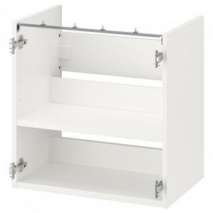 ENHET, основание cb f для умывальника с полкой, белый, 60x40x60 см