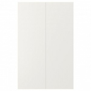 Комплект угловых шкафов VEDDINGE с 2-мя дверцами f, белый, 25x80 см