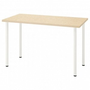 MITTCIRKEL / ADILS, письменный стол, с эффектом живой сосны, белый, 120x60 см