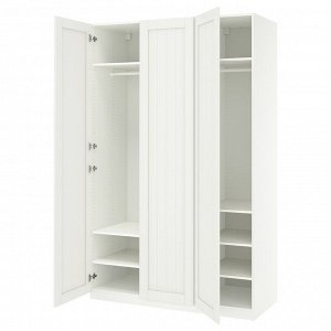 PAX / GULLABERG, комбинированный шкаф для одежды, белый /white, 150x60x236 см