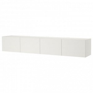 PLATSA, настенное хранилище, белый Фон/white, 240x42x40 см