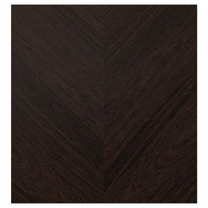ХЕДЕВИКЕН, дверь, темно-коричневый шпон из мореного дуба, 60x64 см