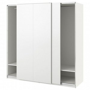 PAX / HASVIK, шкаф для одежды, белый, 200x66x201 см