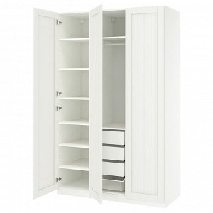 PAX / GULLABERG, комбинированный шкаф для одежды, белый /white, 150x60x236 см