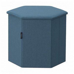 КЮГЕ, пуф для хранения вещей, Knisa medium blue