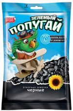 «Зелёный попугай», семечки отборные, черные, высший сорт, 100 г