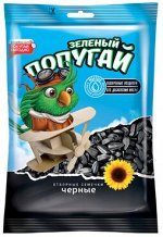 «Зелёный попугай», семечки отборные, черные, высший сорт, 190 г