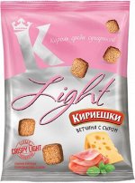 «Кириешки Light», сухарики со вкусом ветчины с сыром, 80 г