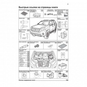Руководство по эксплуатации, техническому обслуживанию и ремонту Toyota Land Cruiser Prado 150 с бензиновым и дизельным двигателями (2015–2021 гг.)