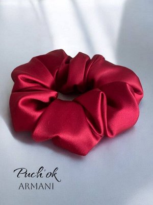Большая шелковая резинка плотная