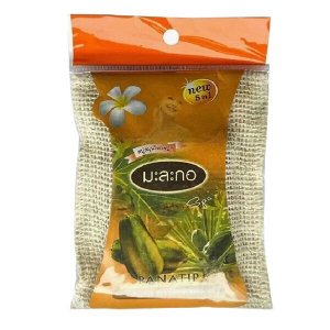 Спа-мыло в мочалке "Папайя" Panatip Top Papaya Spa Herb Soap with Loofah Bag