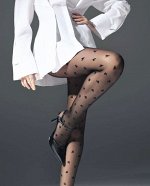 Tresor Колготки женские с рисунком «сердечки» 30 den/10/