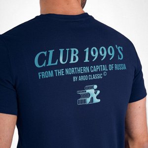 Футболка Индиго
Мужская футболка с круглым вырезом горловины (принт "CLUB 1999's").
Материал:
Cotton - материал из натуральных волокон, который удобен в носке, быстро впитывает и отводит от тела влагу