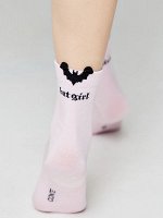Носки женские с пикотом «Batgirl»