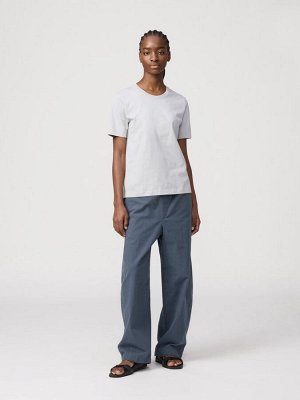 UNIQLO U - однотонная футболка из хлопка Supima - 09 BLACK