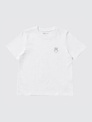 UNIQLO UT - хлопковая футболка с принтом Miffy - 00 WHITE