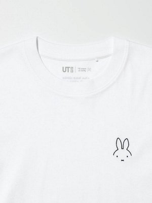 UNIQLO UT - хлопковая футболка с принтом Miffy - 00 WHITE