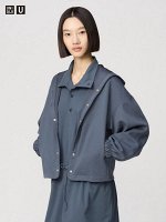 UNIQLO U - куртка Dry Sweat с капюшоном - 07 GRAY