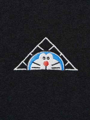 UNIQLO - футболка Doraemon & Louvre museum - 09 BLACK