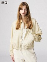 UNIQLO U - короткая куртка на молнии - 30 NATURAL