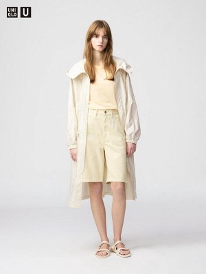 UNIQLO U - джинсовые шорты-бермуды - 31 BEIGE