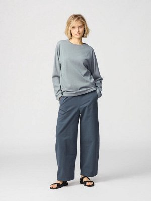 UNIQLO U - свободный свитер с круглым вырезом и длинным рукавом - 31 BEIGE