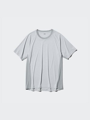 UNIQLO - спортивная футболка с функцией Dry EX - 03 GRAY
