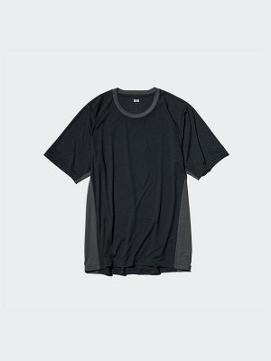 UNIQLO - спортивная футболка с функцией Dry EX - 09 BLACK