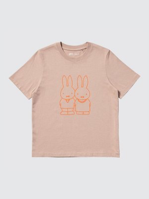UNIQLO UT - хлопковая футболка с принтом Miffy - 31 BEIGE
