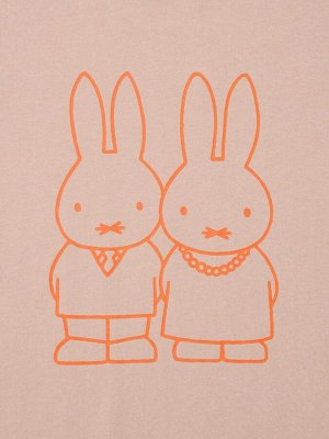 UNIQLO UT - хлопковая футболка с принтом Miffy - 31 BEIGE