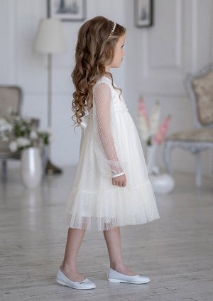 Фрона нарядное платье ванильный