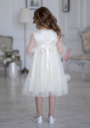 Фрона нарядное платье ванильный