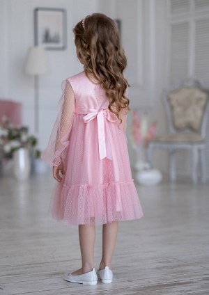 Фрона нарядное платье розовый