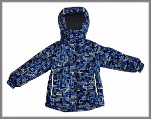 Куртка зимняя для мальчика "Пиксели"