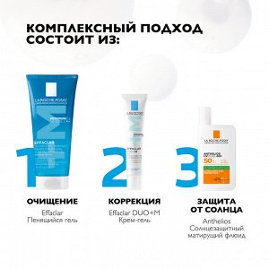 Ля Рош Позе Очищающий пенящийся гель для жирной чувствительной кожи, 200 мл (La Roche-Posay, Effaclar)
