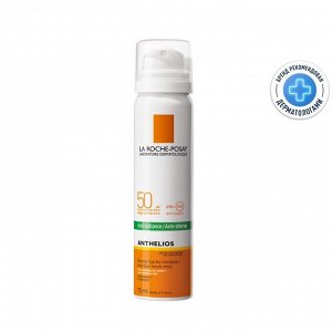 Ля Рош Позе Солнцезащитный матирующий спрей-вуаль для лица SPF 50+/PPD 27, 75 мл (La Roche-Posay, Anthelios)