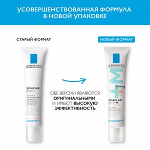 Ля Рош Позе Тонирующий тройной корректирующий крем-гель для проблемной кожи Duo+M, 40 мл (La Roche-Posay, Effaclar)