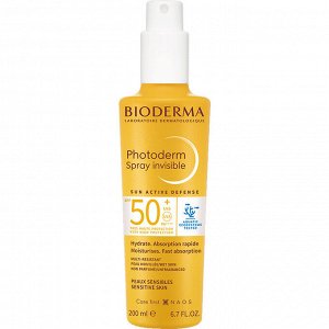 Биодерма Солнцезащитный спрей  для лица и тела SPF50+, 200 мл (Bioderma, Photoderm)
