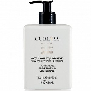 Каарал Шампунь для глубокого очищения волос Deep Cleansing Shampoo pH8, 500 мл (Kaaral, Curliss)