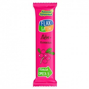 Батончик "Flax батон" Клюква 30г