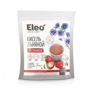 Кисель льняной с клубникой 150г