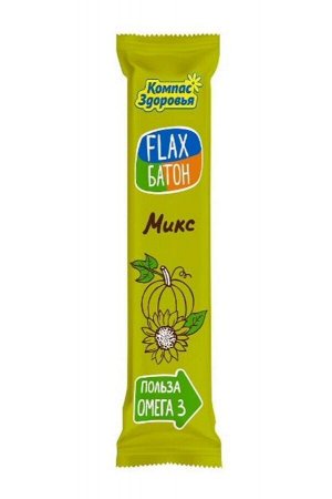 Батончик "Flax батон" Микс 30г (Упаковка 20 шт)