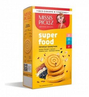 Печенье Superfood кунжутное Missis Pickez 100г