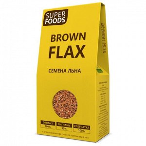 Лён коричневый семена "Brown flax seeds" 150г