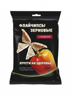 Флайчипсы зерновые с паприкой 40г (Упаковка 14 шт)