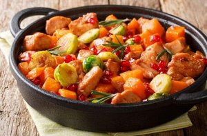 Курица с овощнным рагу, реторт-пакет 250г