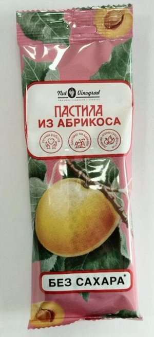 Пастила фруктовая Абрикосовая б.сахара 80г